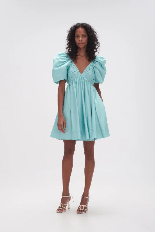Polyester mini dresses for easy careGabrielle Plunge Mini Dress