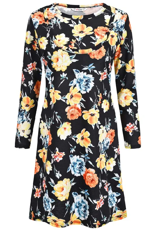 Mini dresses with gathered skirts for a voluminous effectPrinted Breastfeeding Skirt Long Sleeve Double Breastfeeding Dress Mini dresses with gathered skirts for a voluminous effectPrinted Breastfeeding Skirt Long Sleeve Double Breastfeeding Dress