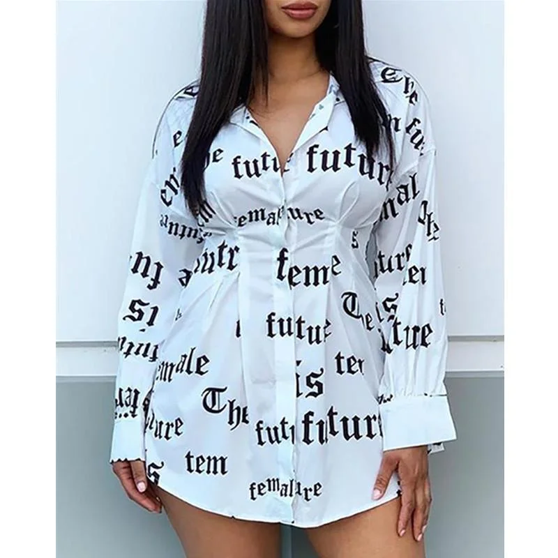Plaid mini dresses for fall fashionFashionSierra - Women Letter Print Shirt Dress Long Sleeve V Neck Tight Waist Casual Shirt Mini Dress Plaid mini dresses for fall fashionFashionSierra - Women Letter Print Shirt Dress Long Sleeve V Neck Tight Waist Casual Shirt Mini Dress