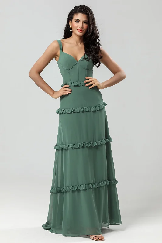 Velvet - trimmed wedding guest dresses in burgundy for a formal eventA-Line Eucalyptus Corset Bridesmaid Dress Velvet - trimmed wedding guest dresses in burgundy for a formal eventA-Line Eucalyptus Corset Bridesmaid Dress