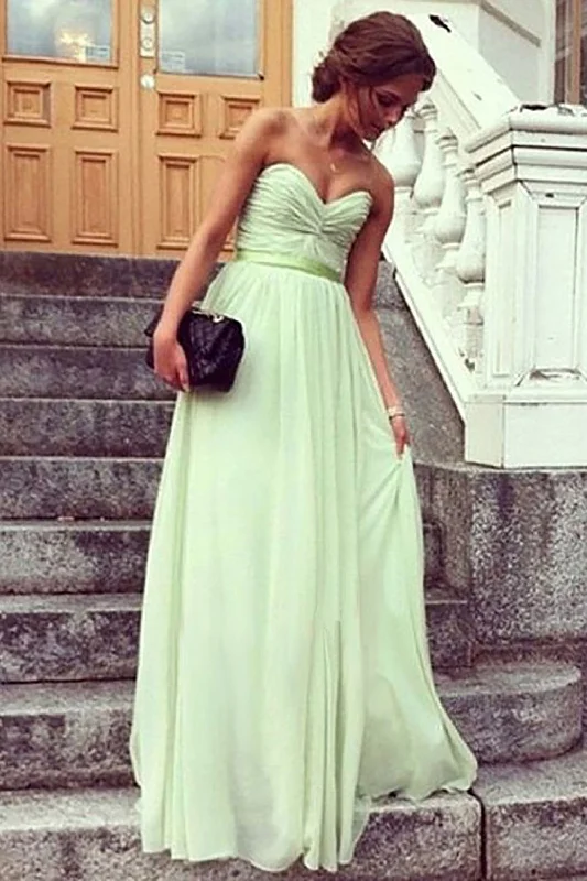 Halter - neck wedding guest dresses with beaded strapsChiffon Light Green Long Bridesmaid Dress Halter - neck wedding guest dresses with beaded strapsChiffon Light Green Long Bridesmaid Dress