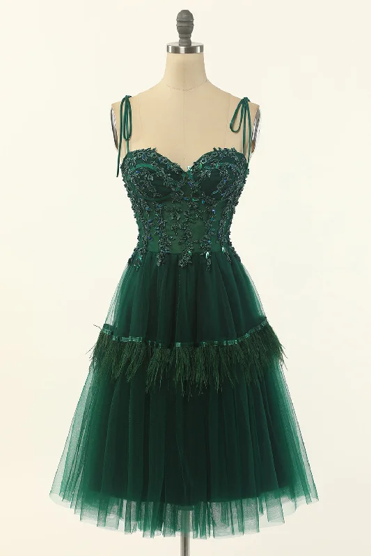 Sleeveless cocktail dresses in a silk - blend fabric for a luxurious feelGreen Beading Tulle Prom Dress Sleeveless cocktail dresses in a silk - blend fabric for a luxurious feelGreen Beading Tulle Prom Dress