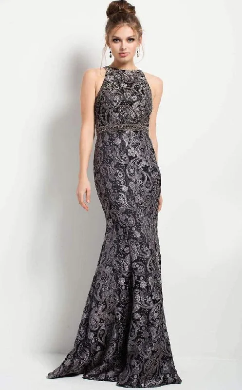 Bodycon dress with a halter neck​Jovani 53083 Long Formal Evening Gown
