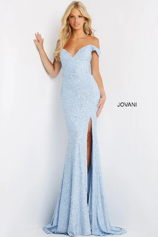 Bodycon dress for a date night​Jovani 06281 Off Shoulder Long Formal Prom Gown