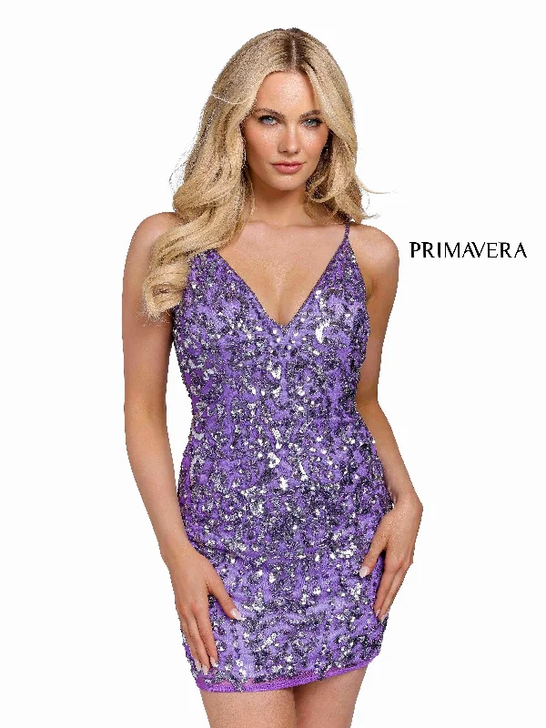 Bodycon dress made of stretchy spandex for comfortPrimavera Couture Prom Short Beaded Dress 3813 Bodycon dress made of stretchy spandex for comfortPrimavera Couture Prom Short Beaded Dress 3813