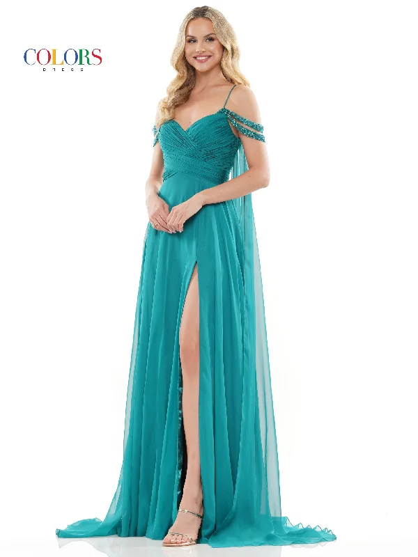 Party dresses with a pom - pom trim for a fun and festive touchColors 3101 Long Off Shoulder A Line Chiffon Prom Dress Party dresses with a pom - pom trim for a fun and festive touchColors 3101 Long Off Shoulder A Line Chiffon Prom Dress