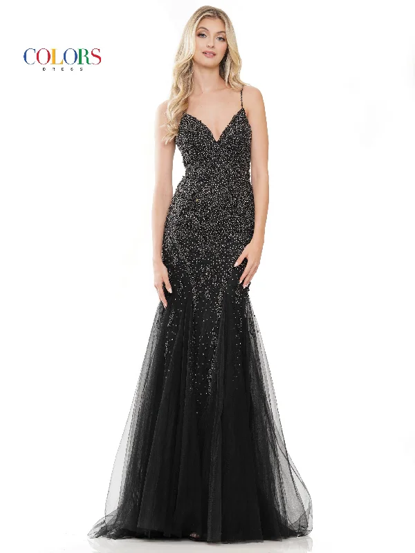 Sheath party dresses in a bold color for a statement - making outfitColors 3135 Long Fitted Spaghetti Strap Prom Dress Sheath party dresses in a bold color for a statement - making outfitColors 3135 Long Fitted Spaghetti Strap Prom Dress