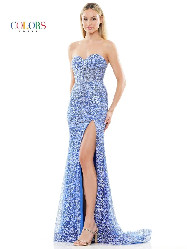 Party dresses with a denim material for a casual yet stylish look​Colors Dress Dress 3103