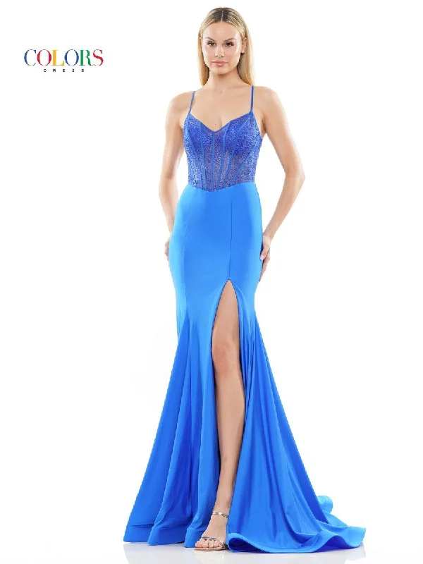 Party dresses with a detachable train for added versatility​Colors Dress Dress 3131