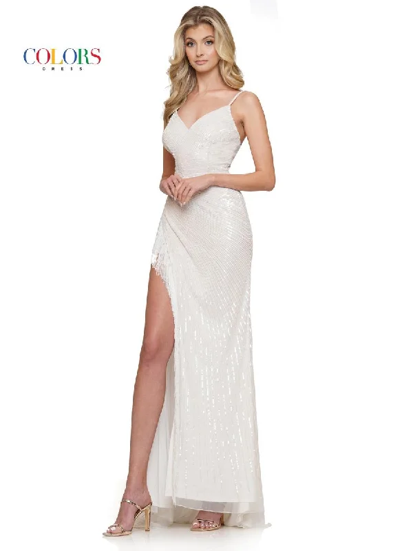 Party dresses with a denim material for a casual yet stylish look​Colors Dress Dress 3151