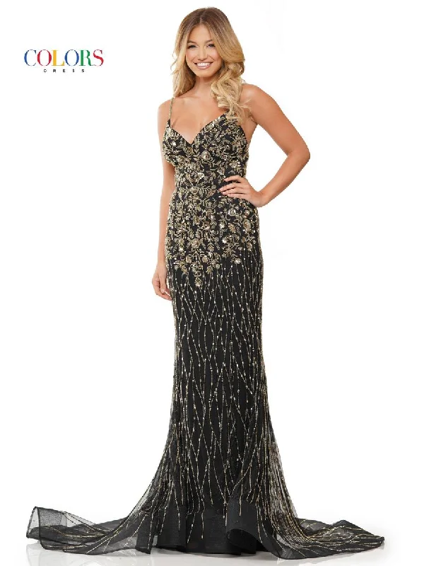 Midi - length party dresses for a modest and fashionable choice​Colors Dress Dress 3152