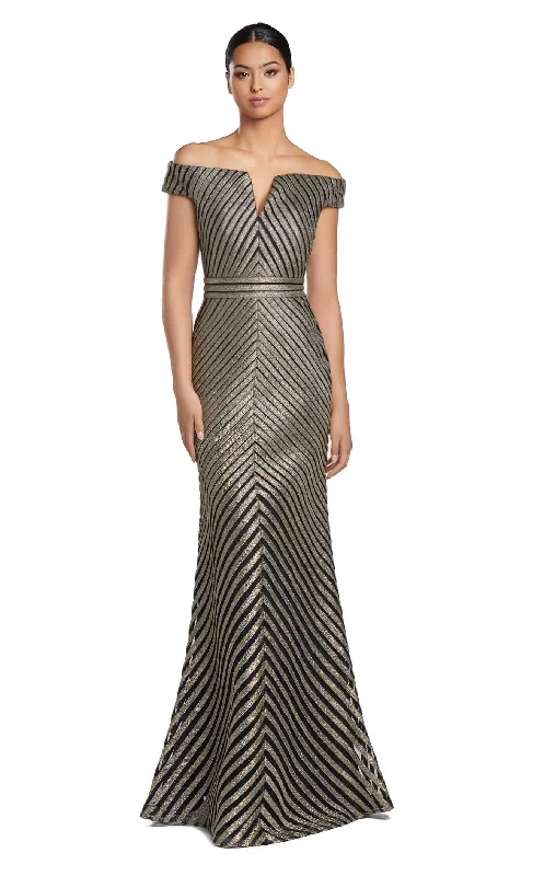 Formal dresses with off - the - shoulder sleeves and rhinestone accents for a sophisticated promAlexander by Daymor 2076F24 Dress Formal dresses with off - the - shoulder sleeves and rhinestone accents for a sophisticated promAlexander by Daymor 2076F24 Dress