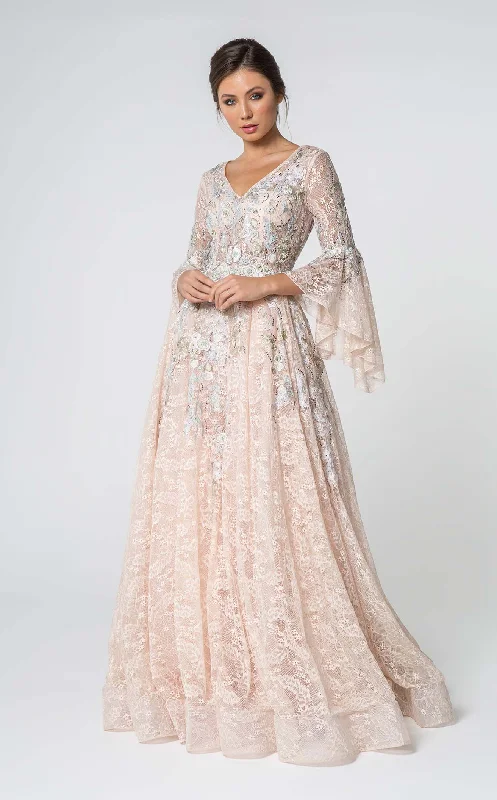 Formal dresses with side - slit pockets and beaded accents for a practical and stylish formal eventElizabeth K GL1592 Dress Formal dresses with side - slit pockets and beaded accents for a practical and stylish formal eventElizabeth K GL1592 Dress