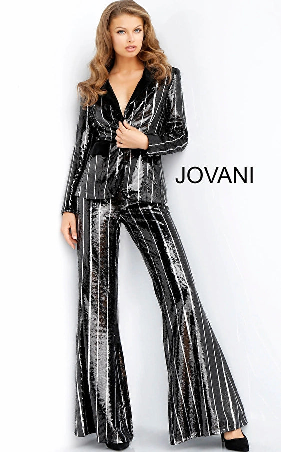 Bodycon dress for a date night​Jovani 54671 Formal Evening Pan Suit