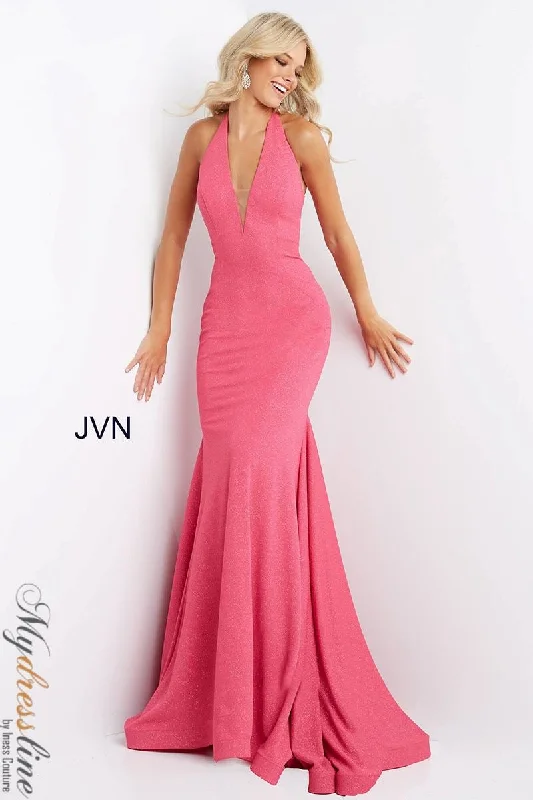 Formal dresses with tiered skirts and pearl embellishments for a luxurious feelJovani JVN04223 Formal dresses with tiered skirts and pearl embellishments for a luxurious feelJovani JVN04223