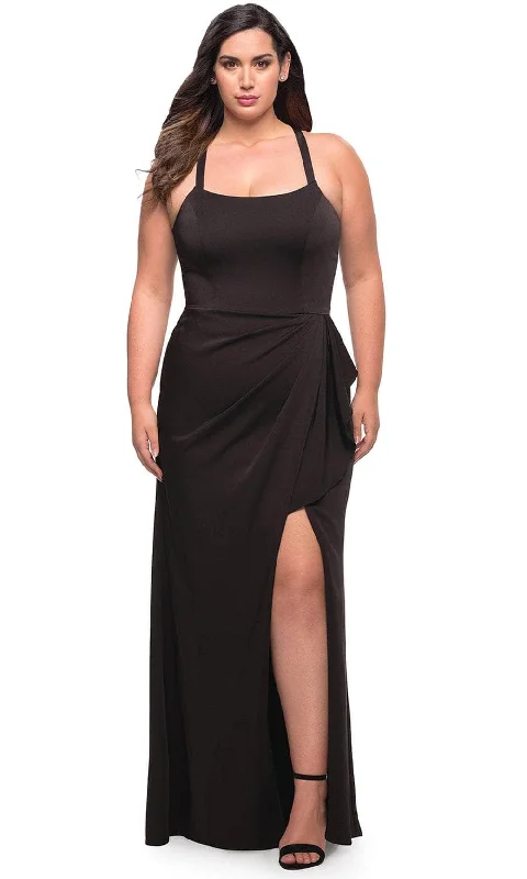 Strapless formal dresses with tulle skirts for a classic prom lookLa Femme 29634 - Sleeveless Ruffled Long Dress Strapless formal dresses with tulle skirts for a classic prom lookLa Femme 29634 - Sleeveless Ruffled Long Dress