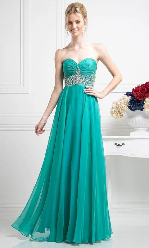 Formal dresses with tassel - adorned belts and tiered skirts for a stylish and festive formal eventLadivine 7664 - Strapless Empire Chiffon Long Dress Formal dresses with tassel - adorned belts and tiered skirts for a stylish and festive formal eventLadivine 7664 - Strapless Empire Chiffon Long Dress