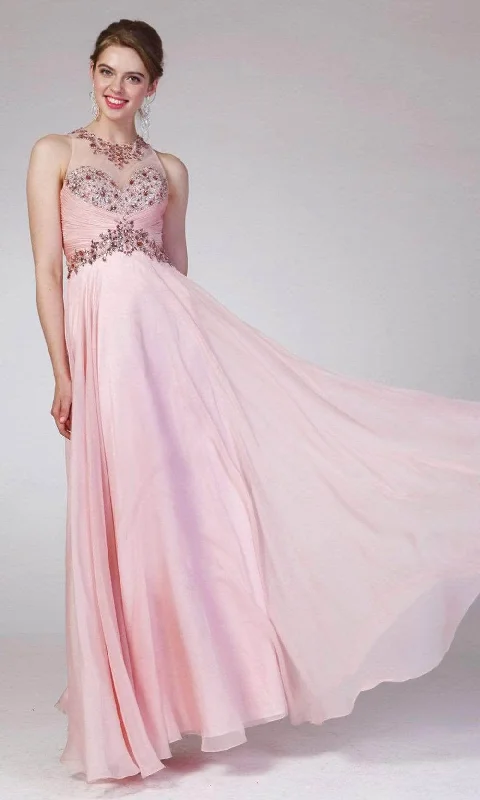 Formal dresses with tiered lace skirts and off - the - shoulder necklines for a feminine and elegant formal appearanceLadivine 8773 - Beaded Embellished A-Line Dress Formal dresses with tiered lace skirts and off - the - shoulder necklines for a feminine and elegant formal appearanceLadivine 8773 - Beaded Embellished A-Line Dress