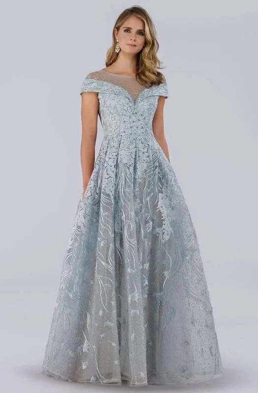 Bodycon dress with a metallic finish​Lara Dresses A-line Long Prom Dress 29768