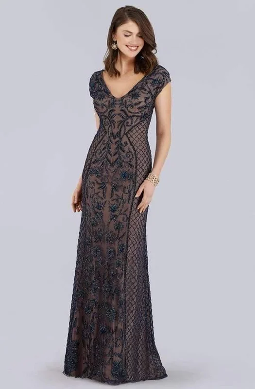 Bodycon dress with a floral print for a feminine touchLara Dresses Cap Sleeve Long Prom Dress 29836 Bodycon dress with a floral print for a feminine touchLara Dresses Cap Sleeve Long Prom Dress 29836