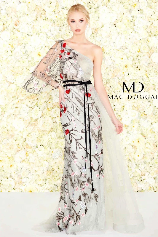 Sheath - style bodycon dress for a sophisticated office lookMac Duggal 20124 Prom Long One Shoulder Trumpet Gown Sheath - style bodycon dress for a sophisticated office lookMac Duggal 20124 Prom Long One Shoulder Trumpet Gown
