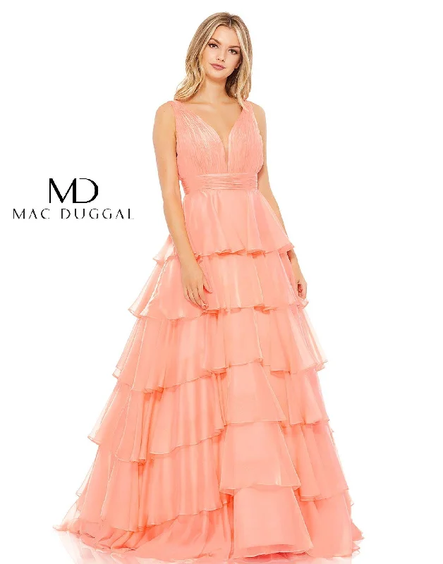 Bodycon dress for a DIY - customized styleMac Duggal 67553 Prom Long Sleeveless Tiered Dress