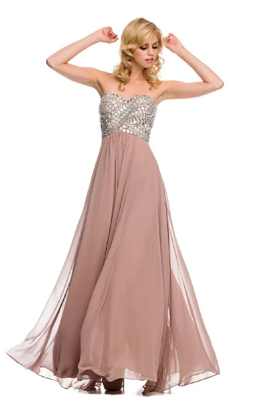 Sleeveless bodycon dress for summer partiesNox Anabel 8121 Strapless Long Evening Gown Sleeveless bodycon dress for summer partiesNox Anabel 8121 Strapless Long Evening Gown