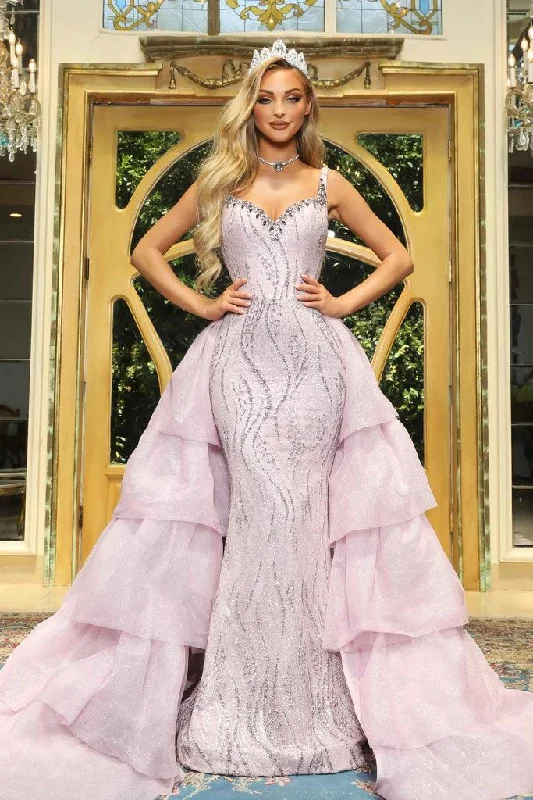 Bodycon dress for a music festival​Portia And Scarlett 22075 Long Formal Prom Dress