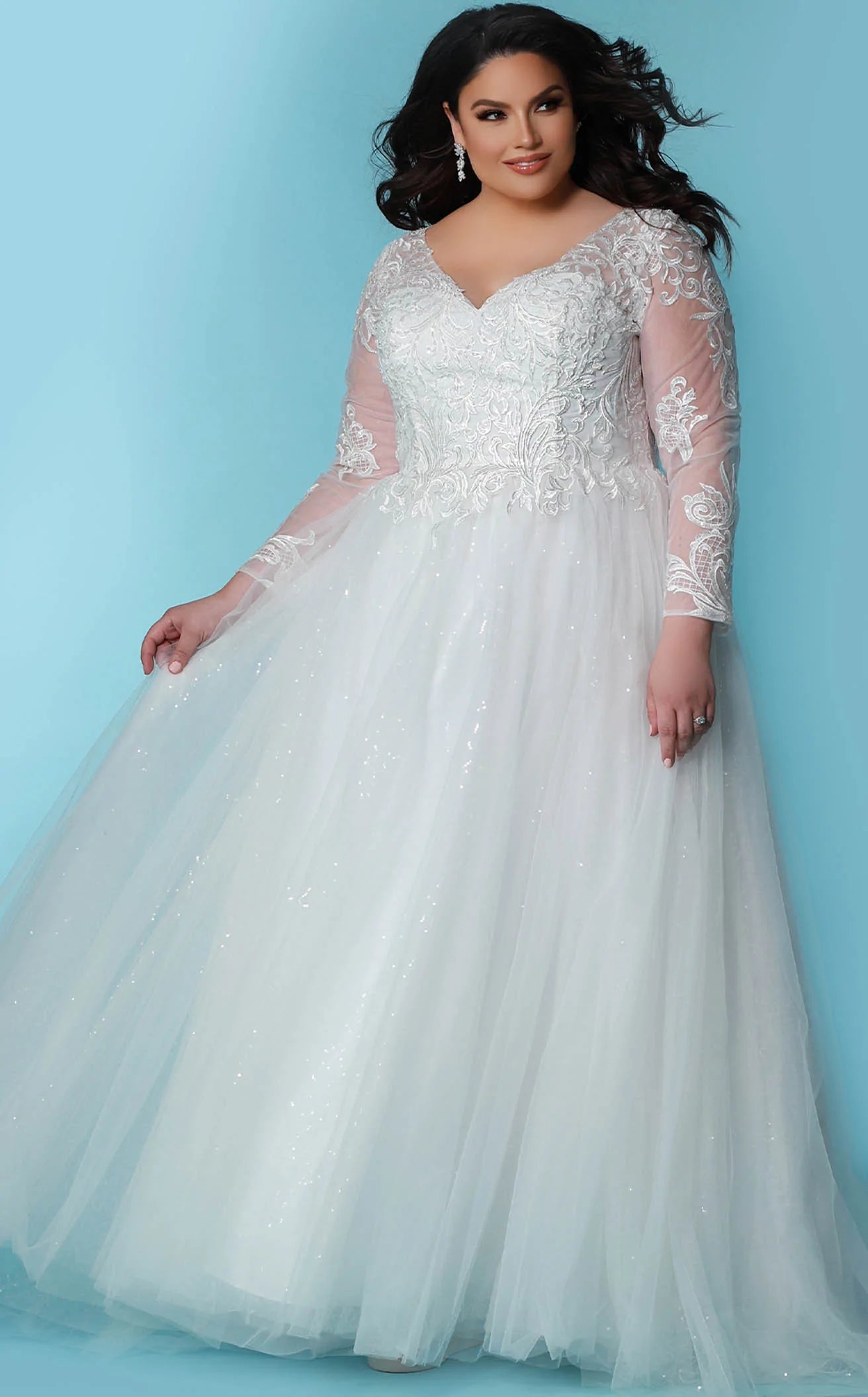 Formal dresses with button - front designs and tulle skirts for a charming prom styleSydneys Closet SC5292 Dress Formal dresses with button - front designs and tulle skirts for a charming prom styleSydneys Closet SC5292 Dress