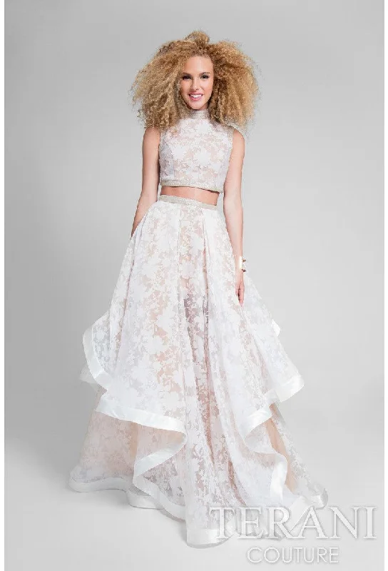 Bodycon dress for a date night​Terani Couture 1711P2713 Two Piece Long Prom Dress