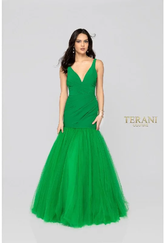 Bodycon dress for a prom night​Terani Couture 1911P8349 Sleeveless Long Prom Dress