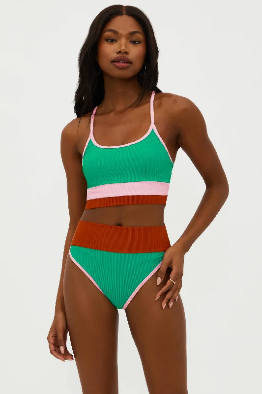 Plus Size Women's Longline Swim Tops in Navy with Striped Pattern for a Nautical StyleBeach Riot x Anthropologie Eva Top Paradise Oasis Colorblock Plus Size Women's Longline Swim Tops in Navy with Striped Pattern for a Nautical StyleBeach Riot x Anthropologie Eva Top Paradise Oasis Colorblock