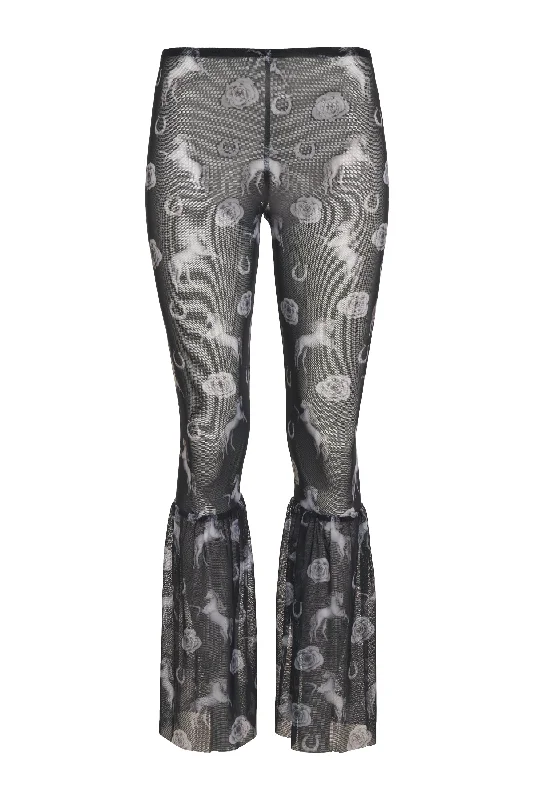 Hand - embroidered lace cover ups for a romantic and elegant beach outfitBolero Pants - Caballo de Paso Hand - embroidered lace cover ups for a romantic and elegant beach outfitBolero Pants - Caballo de Paso