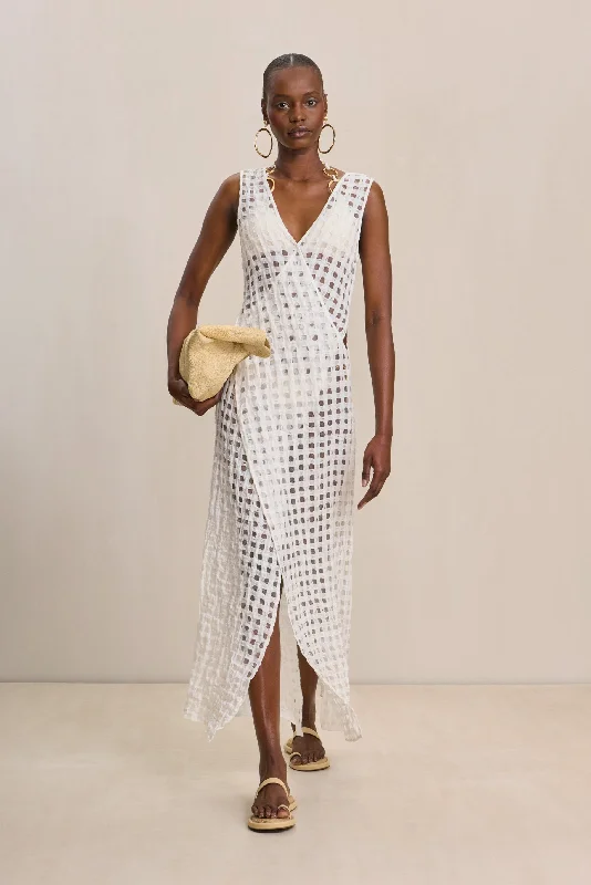 Tunic - style cover ups for a loose and comfortable beach outfitCORTEZ COVERUP - OFF WHITE LINEN Tunic - style cover ups for a loose and comfortable beach outfitCORTEZ COVERUP - OFF WHITE LINEN