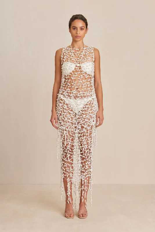 Belted cover ups for a more structured and fashionable lookFAITH CROCHET SKIRT - OFF WHITE Belted cover ups for a more structured and fashionable lookFAITH CROCHET SKIRT - OFF WHITE