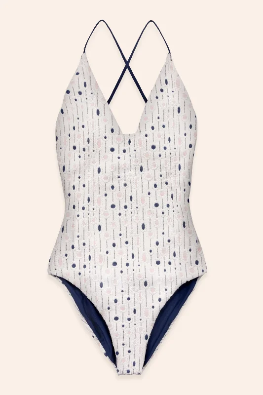 Women's Strapless One - Pieces in Royal Blue with Beaded Accents for a Formal EventFiora Tie One Piece