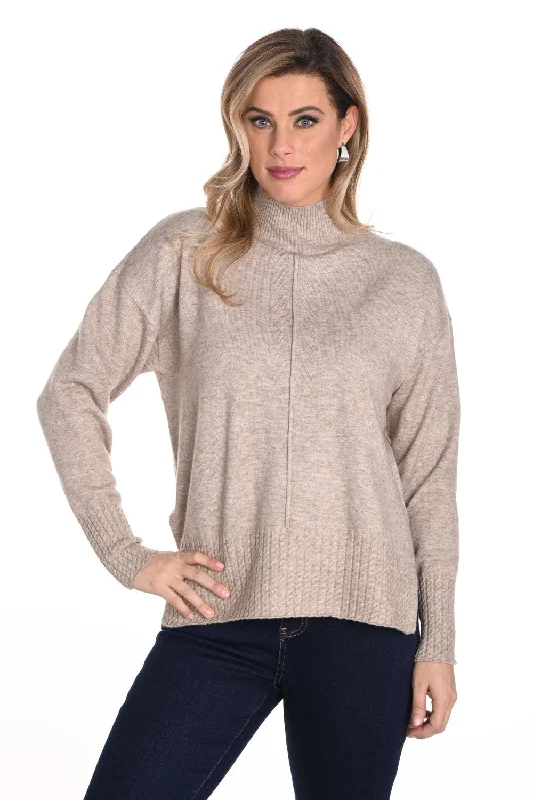 Elastic - cuffed cover ups for a snug and comfortable fitFrank Lyman Sweater 243408U Taupe Elastic - cuffed cover ups for a snug and comfortable fitFrank Lyman Sweater 243408U Taupe