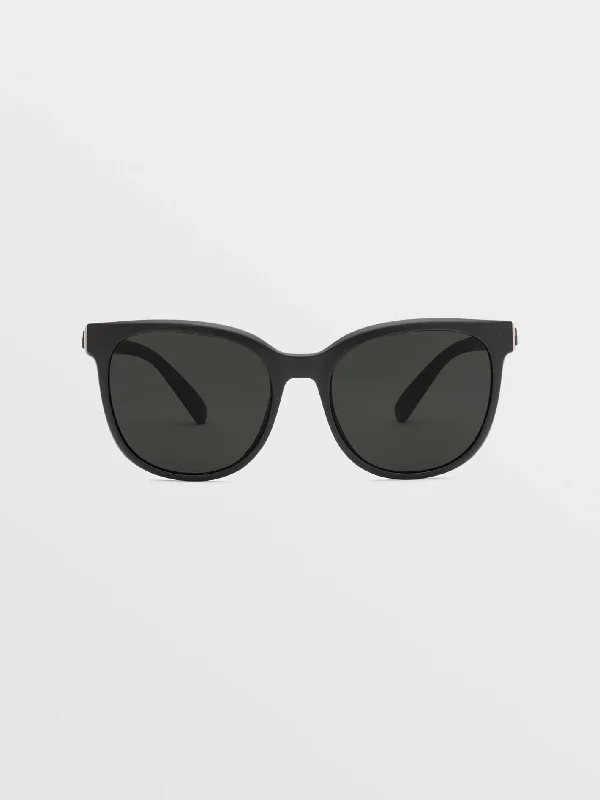 Women's Lace - Embellished One - Pieces in Cream for a Romantic and Vintage - Inspired LookGarden Sunglasses - Matte Black/Gray Polar