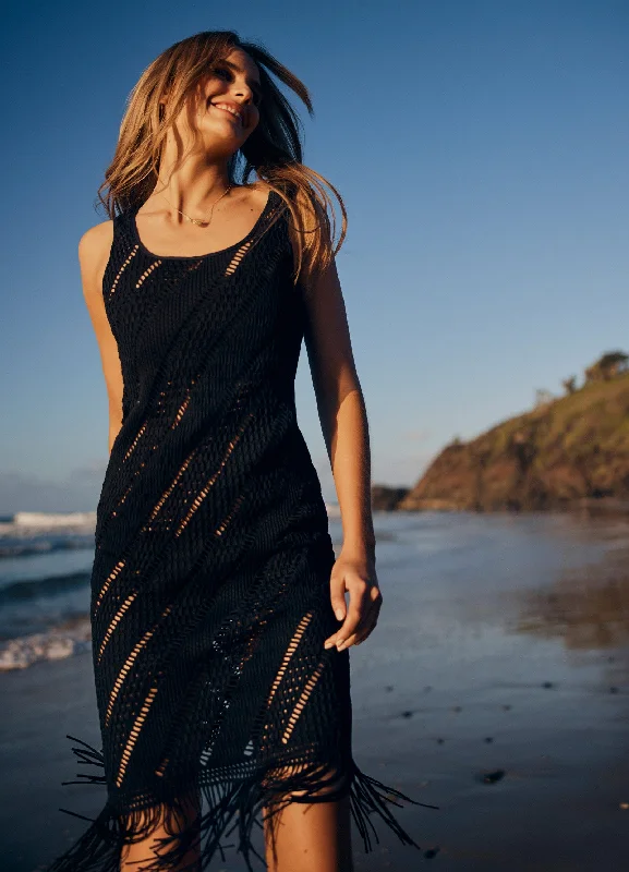 Long - sleeved cover ups for added sun protection and warmthMarrakesh Cover Up - Black Long - sleeved cover ups for added sun protection and warmthMarrakesh Cover Up - Black