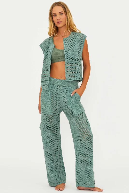 One - size - fits - all cover ups for convenient and hassle - free shoppingMelody Pant Pine Green One - size - fits - all cover ups for convenient and hassle - free shoppingMelody Pant Pine Green