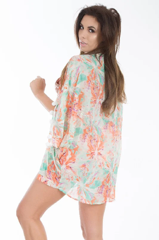 Sustainable organic cotton cover ups for eco - conscious beach loversPom Pom