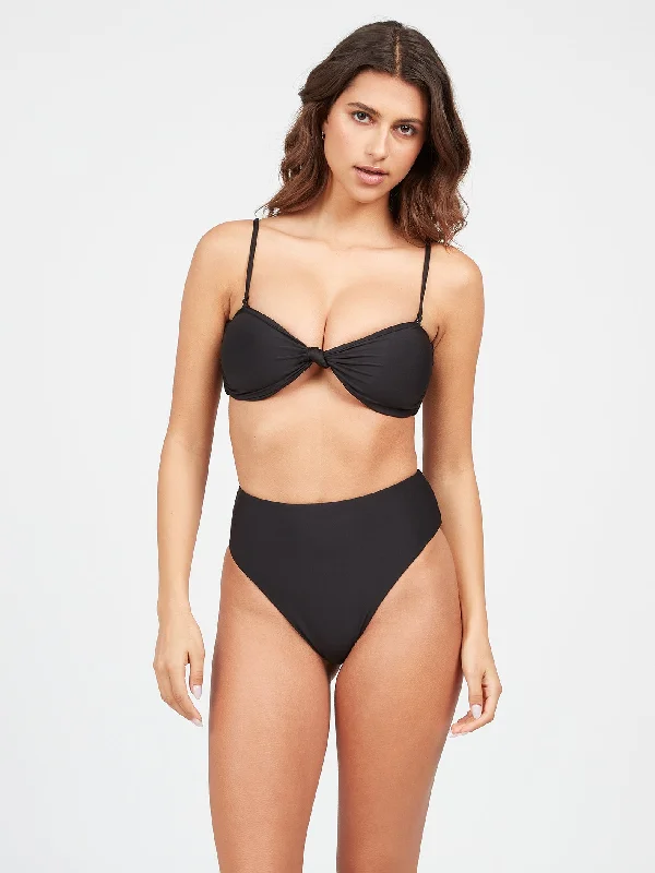 Women's Cut - Out One - Pieces in Black with Geometric Shapes for a Modern and Edgy StyleSimply Seamless Retro Bikini Bottom - Black Women's Cut - Out One - Pieces in Black with Geometric Shapes for a Modern and Edgy StyleSimply Seamless Retro Bikini Bottom - Black