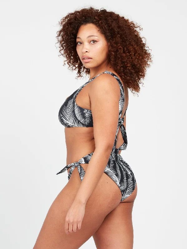 Plus Size Women's Animal Print One - Pieces in Leopard for a Bold and Trendy StatementStay Or Leaf Tie Side Hipster Plus Size Bikini Bottom - Black Plus Size Women's Animal Print One - Pieces in Leopard for a Bold and Trendy StatementStay Or Leaf Tie Side Hipster Plus Size Bikini Bottom - Black