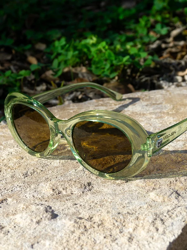 Women's Cut - Out One - Pieces in Black with Geometric Shapes for a Modern and Edgy StyleStoned Sunglasses - Gloss Sea Foam/Bronze Women's Cut - Out One - Pieces in Black with Geometric Shapes for a Modern and Edgy StyleStoned Sunglasses - Gloss Sea Foam/Bronze