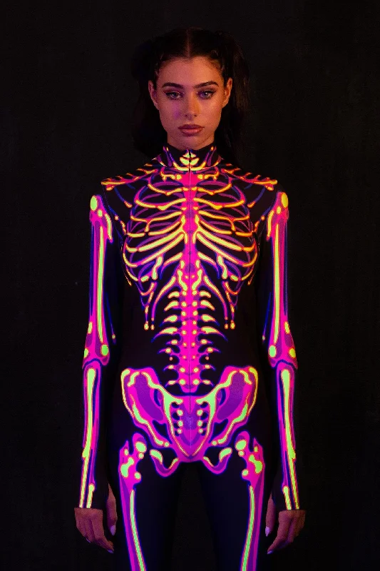 Long - Sleeve Bodysuits for Cold Weather LayeringToxic Drip Costume